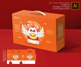 新年礼盒 年货包装