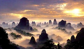 新中式山水艺术风景装饰画