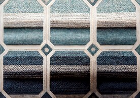 现代简约抽象几何复古地毯地垫