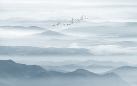 写意水墨山水画