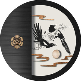 新中式线描国画装饰画