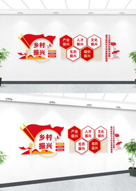 乡村振兴战略文化墙