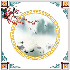 新中式软膜天花吊顶