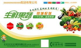 厢货车车体海报