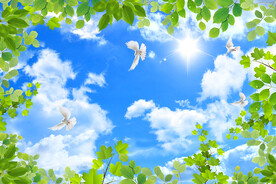 蓝天白云