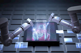 智能ai机器人海报模板设计