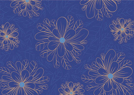 矢量装饰花卉图案