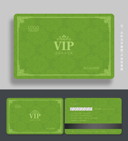 绿色会员卡