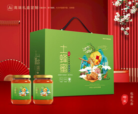 蜂蜜包装 百花蜂蜜礼盒