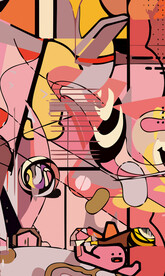 日式轻奢抽象装饰画