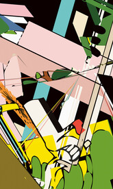 北美抽象装饰画