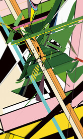 抽象色块装饰画