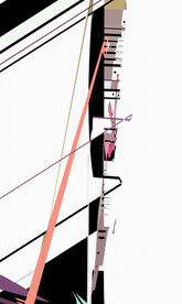 抽象色块装饰画