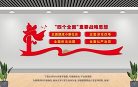 党建四个全面文化墙