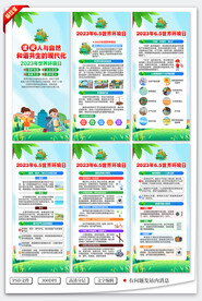 世界环境日展架