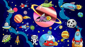 卡通星球太空