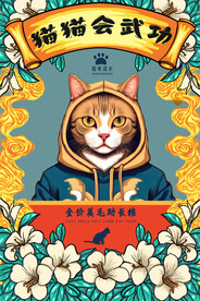 猫粮海报