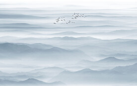 写意水墨山水画