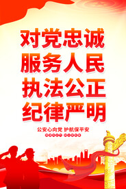 对党忠诚服务人民