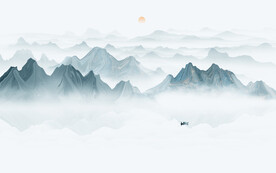 新中式写意水墨画