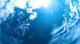 蓝天白云延时摄影