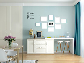 相框 照片墙 样机