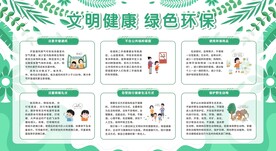 节能环保宣传栏展板