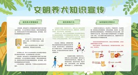 文明养犬展板宣传栏