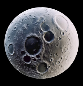 月球表面灯箱素材