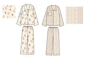 生肖动物蛇家居服设计