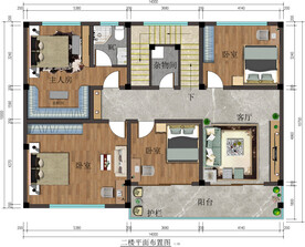 农村民建房平面布置图