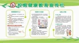 控烟健康教育宣传栏