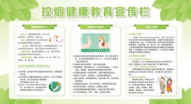 控烟戒烟禁烟健康教育宣传栏