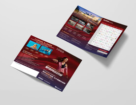 游泳健身舞蹈瑜伽单页海报