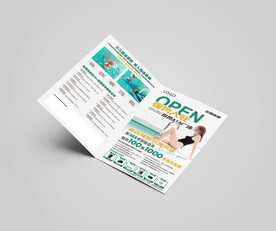 游泳健身舞蹈瑜伽单页海报