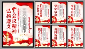 遵义会议精神海报系列