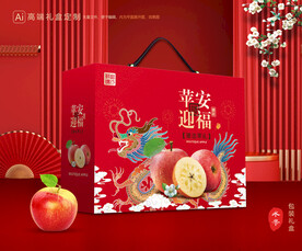 苹果包装 红富士礼盒
