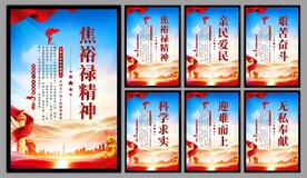 焦裕禄精神党建海报