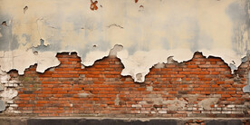 复古斑驳红砖水泥墙背景墙壁画