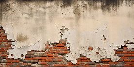 复古斑驳红砖水泥墙背景墙壁画