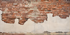 复古斑驳红砖水泥墙背景墙壁画