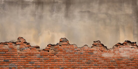 复古斑驳红砖水泥墙背景墙壁画