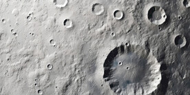 月球背景墙壁画