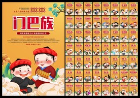 五十六个民族海报