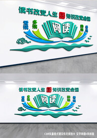 校园阅读文化墙