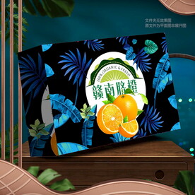 橙子包装  脐橙礼盒 