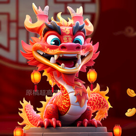 喜庆龙 龙年
