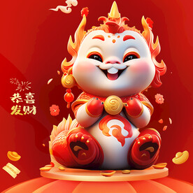 春节招财猫