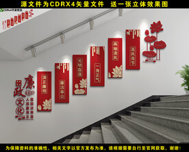 廉政楼梯文化