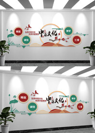 望闻问切中医馆文化墙